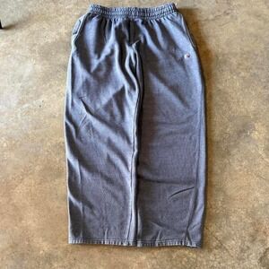 2000s russell baggy grey sweats